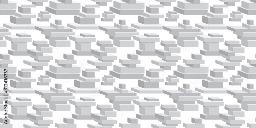 3D Box background. Seamless pattern.Vector. 立体的な箱のパターン 背景素材 3D Box background. Seamless pattern.Vector. 立体的な箱のパターン 背景素材