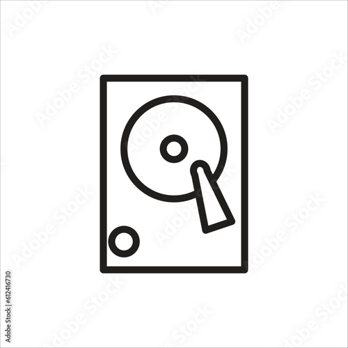 disk vector icon logo template