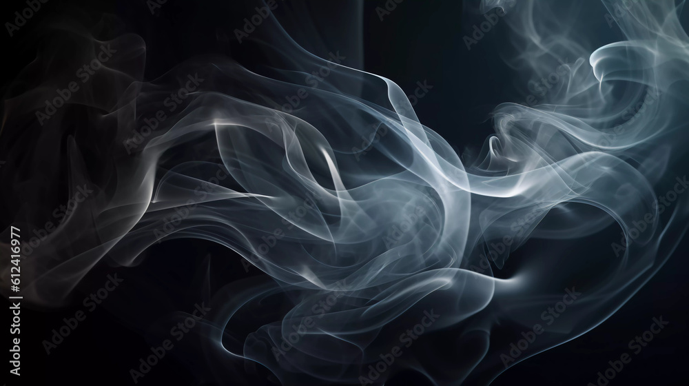 Obraz premium Luxury abstract light background with smoke waves