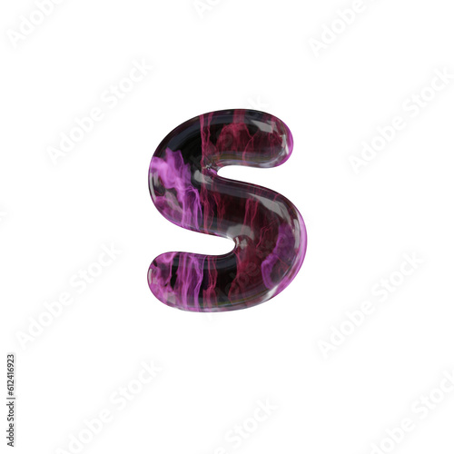 Wallpaper Mural Colors in Water 3D Alphabet or PNG Letters Torontodigital.ca
