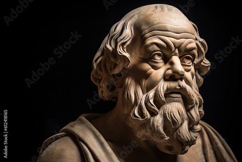 Socrates, Greek philosopher from Athens, founder of Western philosoph. Generative AI