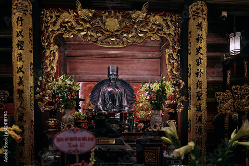 van mieu temple of literature confucius vietnam hanoi