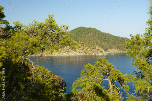 The panorama from the Lycian Way, Turkey 