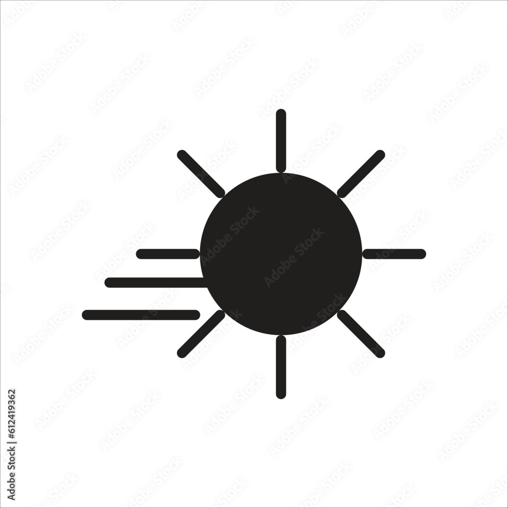fog day vector logo icon template