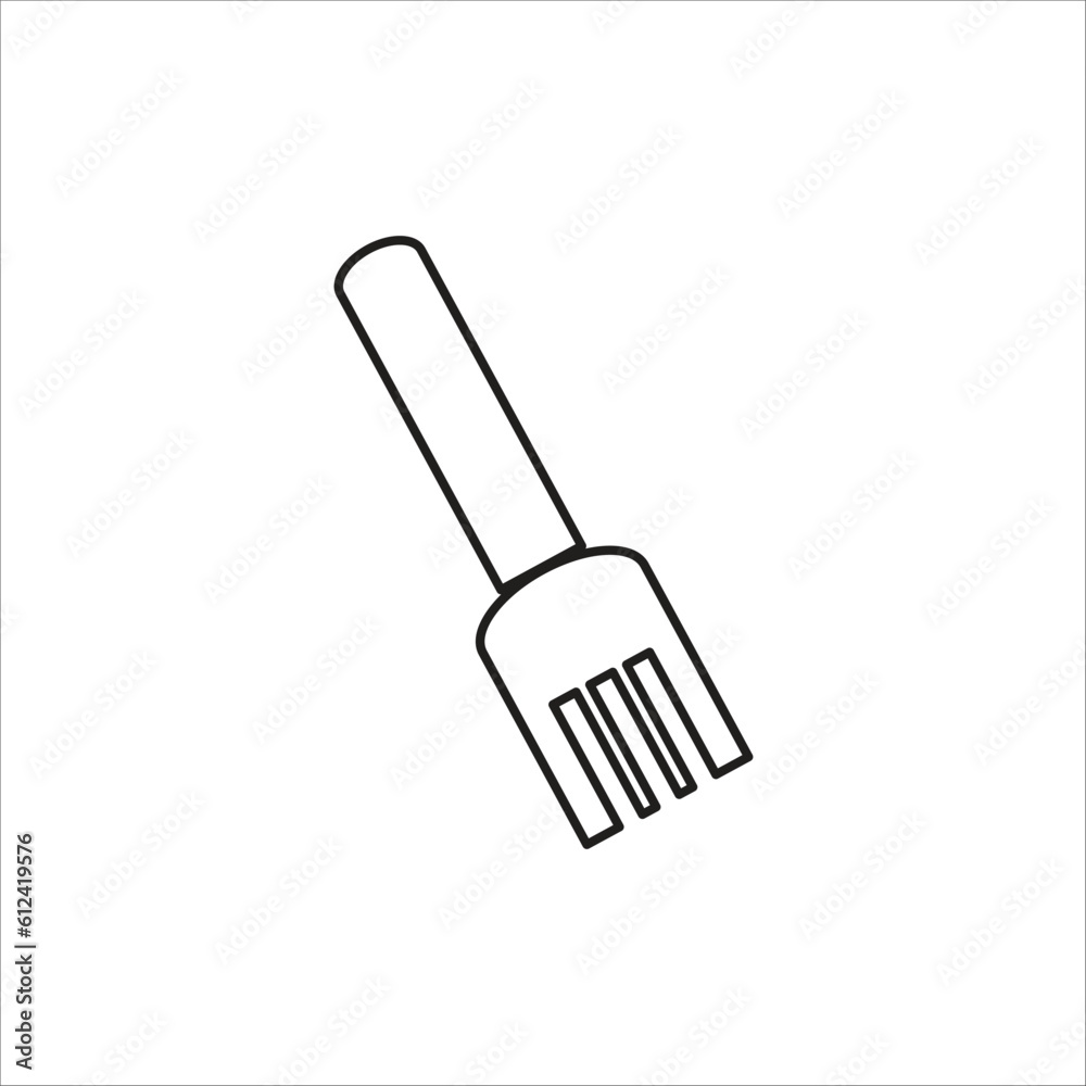 fork vector icon logo template fork vector icon logo template