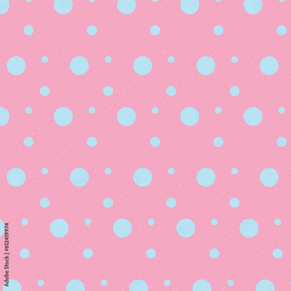 seamless pattern with polka dot. Fashion graphic background design.