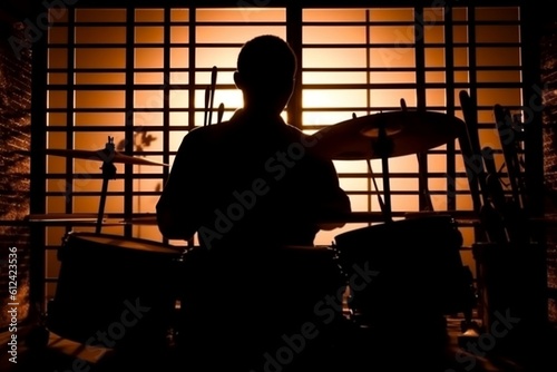 silhouette of a person playing drums © Roland