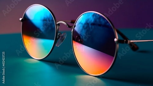 blue sunglasses 