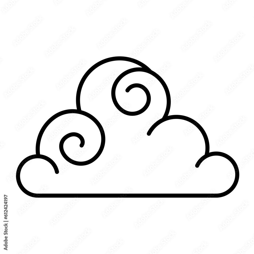 Decoration cloud icon Decoration cloud icon