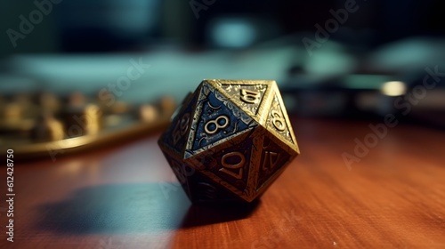 twenty sided dice D20 or role dice for board games and young people.