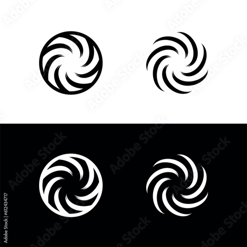 Circle vector logo template design . Circle icon logo