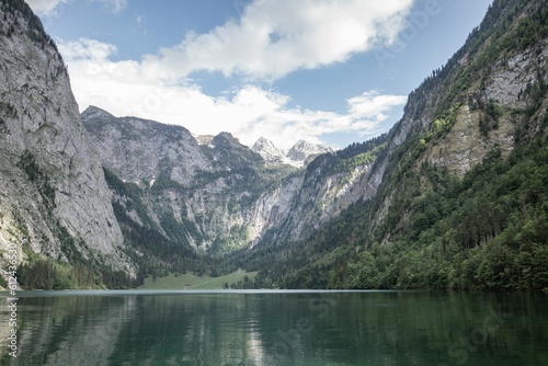 Beautiful view of a landscape in German Alps Obersee Bavaria © Marcolver/Wirestock Creators