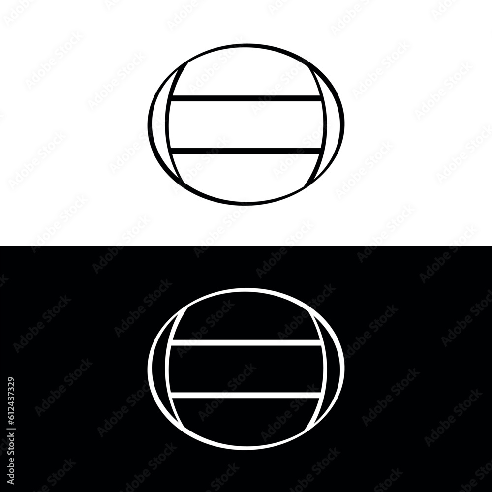 Obraz premium Circle vector logo template illustration
