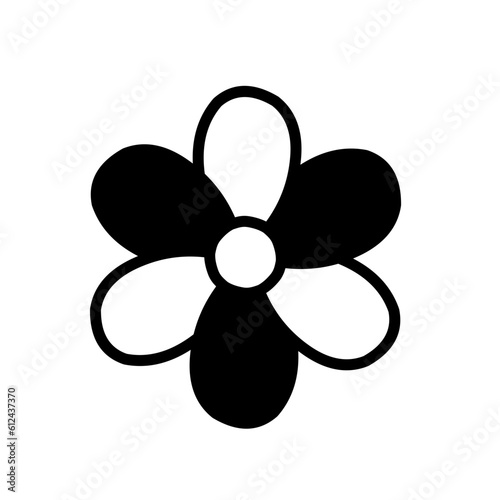 Flower icon vector. garden illustration sign collection. Flora symbol or logo