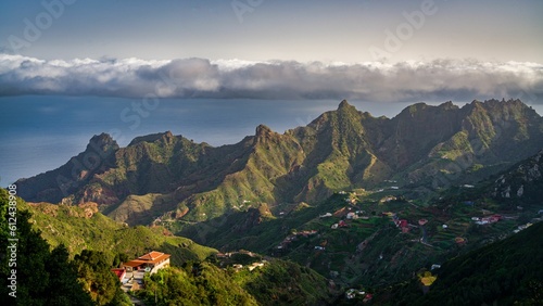 Aerial view of the Anaga rural park. Tenerife, Canary Islands photo