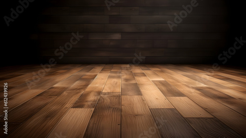 Big brown floors wood planks texture background wallpaper. Stand for product showcase