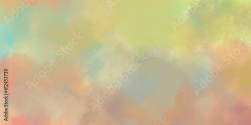 Abstract multicolored brush painted watercolor background with watercolor stains, painted colorful Rainbow watercolor background, Bright multicolor background with pink and blue and yellow colors. 