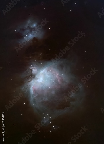 Fototapeta Naklejka Na Ścianę i Meble -  Vertical shot of the mesmerizing Orion Nebula - perfect for wallpaper