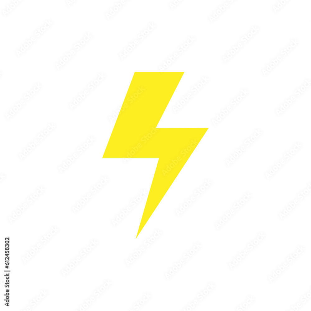 Electrical logo icon design isolated white background Electrical logo icon design isolated white background