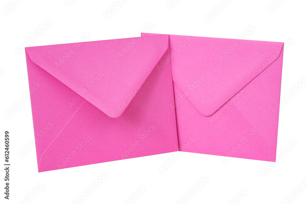 Craft envelope isolated on white background Craft envelope isolated on white background
