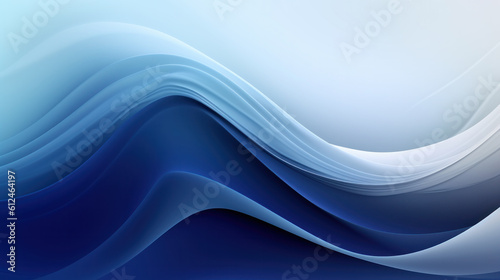 Abstract wave website wallpaper. Illustration AI Generative.