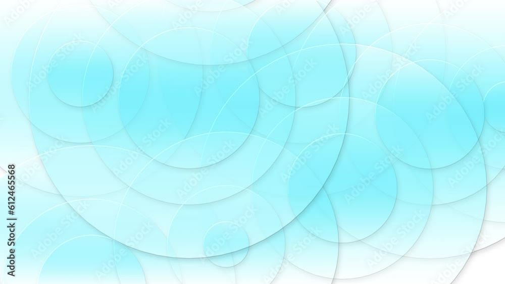 White and blue circles minimal design motion background. Seamless loop White and blue circles minimal design motion background. Seamless loop