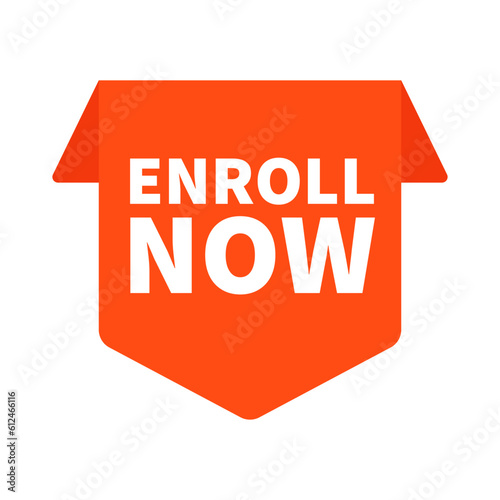 
Enroll Now In Orange Color With Unique Shape For Promotion
