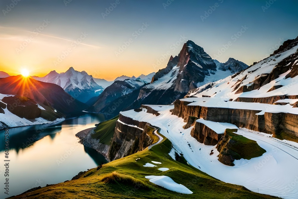 Majestic Swiss Alps Showcase The Breathtaking Beauty Of The Swiss Alps With Snow Capped Peaks Majestic Swiss Alps Showcase The Breathtaking Beauty Of The Swiss Alps With Snow Capped Peaks