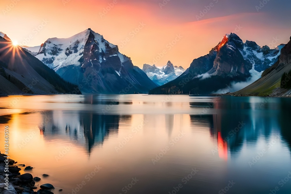 Majestic Swiss Alps: Showcase the breathtaking beauty of the Swiss Alps, with snow-capped peaks, lush green meadows, and picturesque mountain villages. Capture the awe-inspiring landscapes