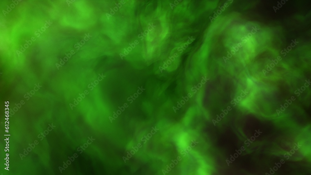 Nebula in space 3d render