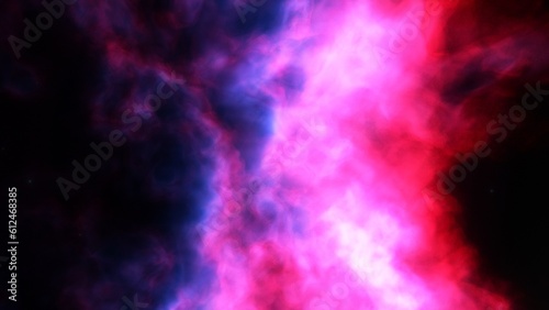Nebula in space 3d render © ANDREI