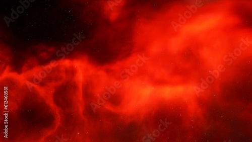 nebula gas cloud in deep outer space, science fiction illustration, colorful space background with stars 3d render © ANDREI