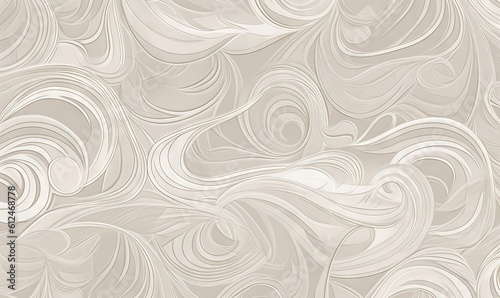  a white background with swirls and lines in the middle of it and a white background with swirls and lines in the middle of it. generative ai
