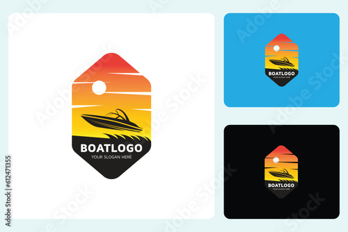 Boat Logo Design Template