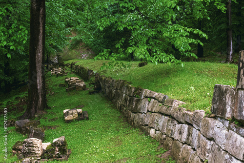 enclosure wall of Sarmizegetusa fortress photo