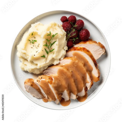 Turkey Dinner with Mashed P...