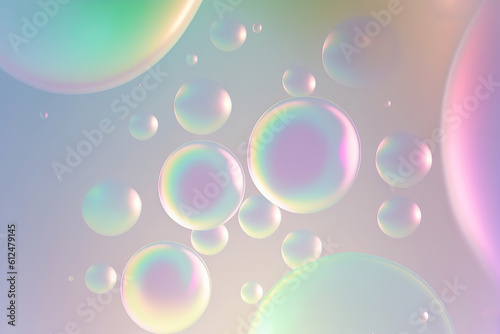 abstract colorful bubbles,abstract colorful background,Abstract Faded holographic Matte gradient effect soft color 