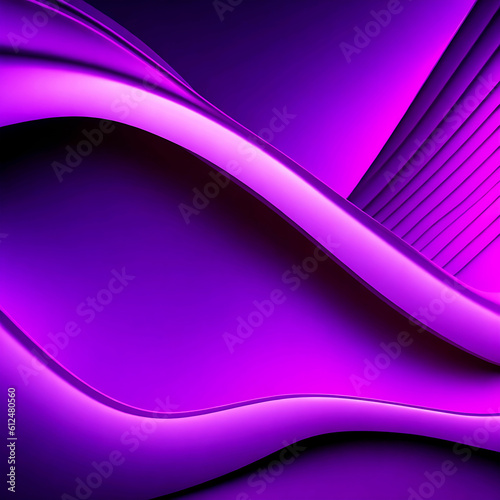 3D rendering, abstract neon background with glowing geometric shapes and seascape, A futuristic landscape, fantastic virtual reality wallpaper. AI-generated
