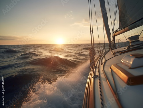 Yacht sailing, generative ai