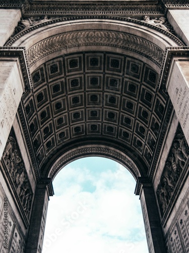 Details from the Arc de Triomphe in Paris, France © Duarte Lourenço/Wirestock Creators