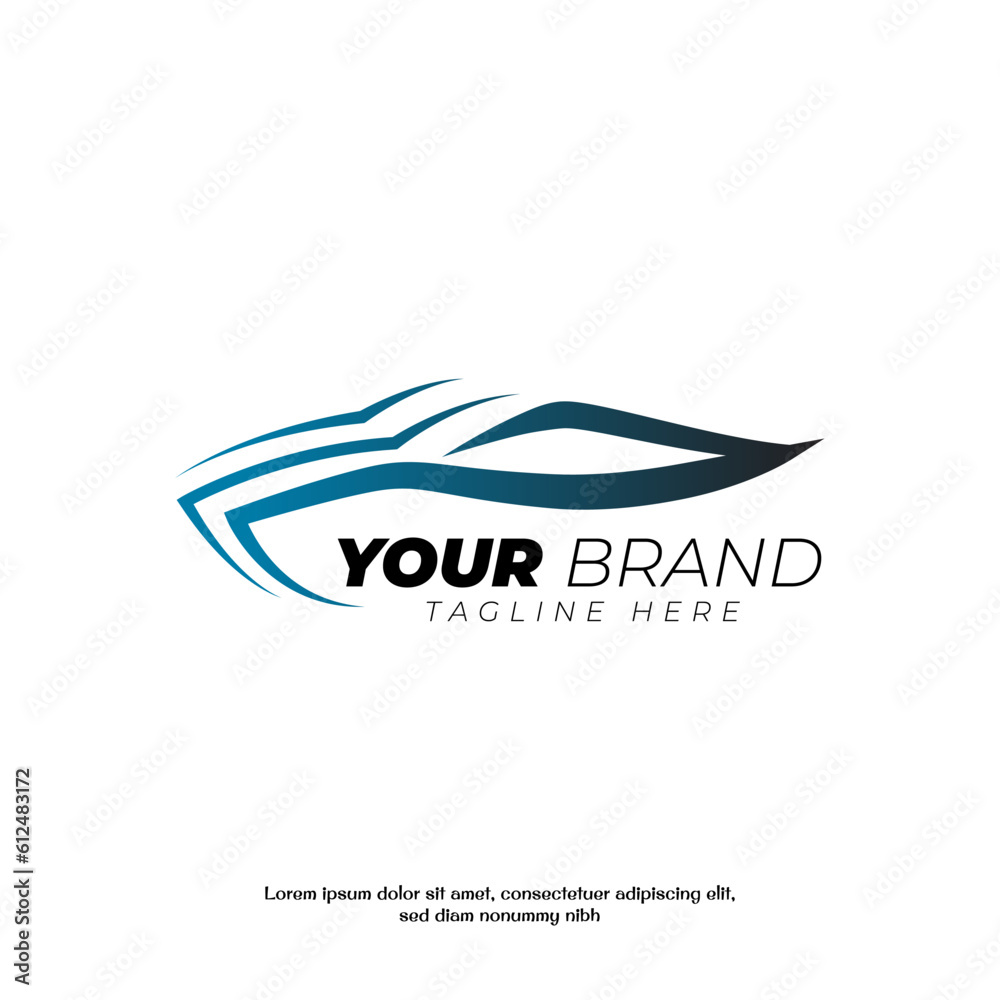 modern and futuristic car logo vector design modern and futuristic car logo vector design