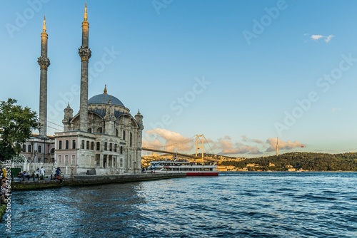 Beautiful view of Suleymaniye Mosque and its surroundings in Istanbul, Turkey.