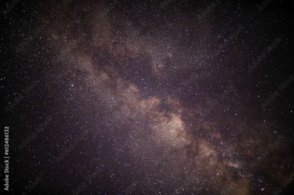 View of blissful Milky Way in the sky