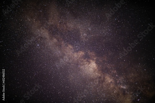 View of blissful Milky Way in the sky