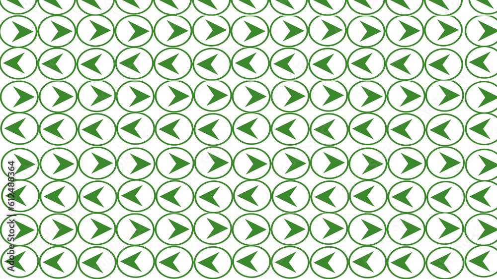 seamless pattern of play Icons in green and white combination