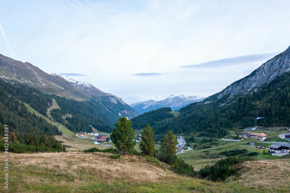 Mountain valley at Obertauern, Austria