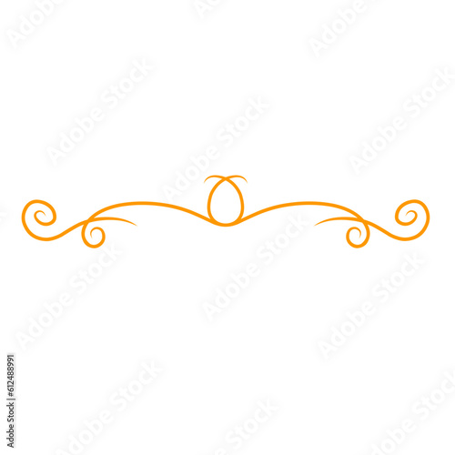 Gold Line Devider Border Vector 