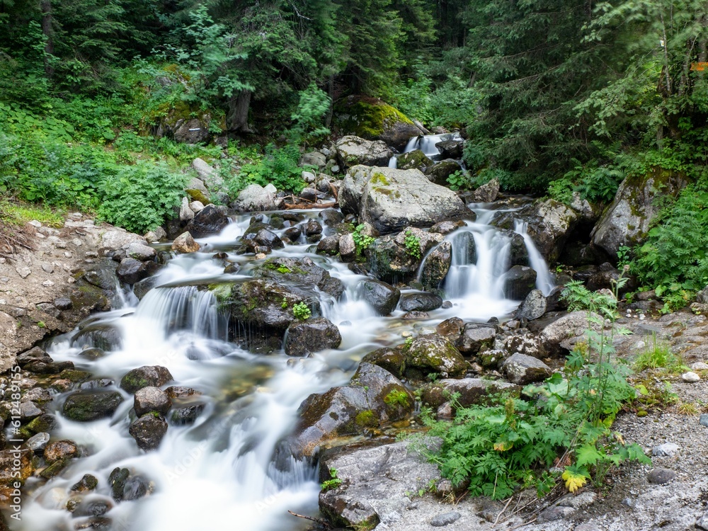 Waterfall in Rila Bulgaria Waterfall in Rila Bulgaria