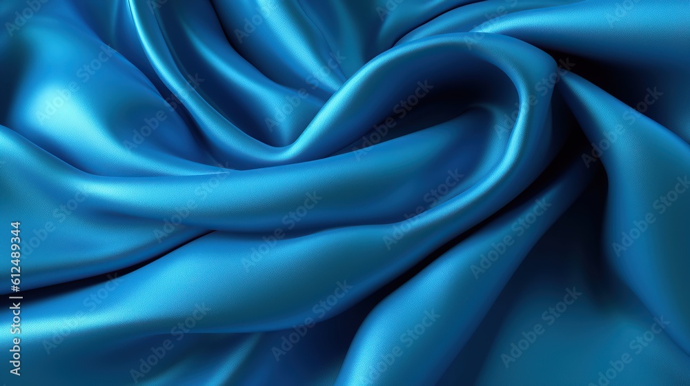 Obraz premium Background blue cloth A professional 3d rendering generative AI