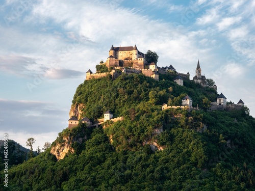 Beautiful shot of the Hochosterwitz Castle on top of a hill in Carinthia, Austria